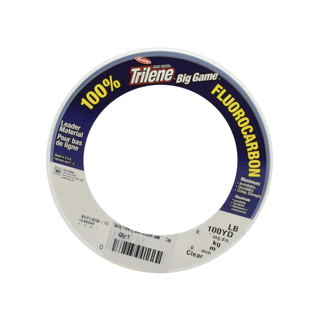 Berkley Trilene Big Game Fluorocarbon Leader - Fluoro Leader Line & Leader (Saltwater)