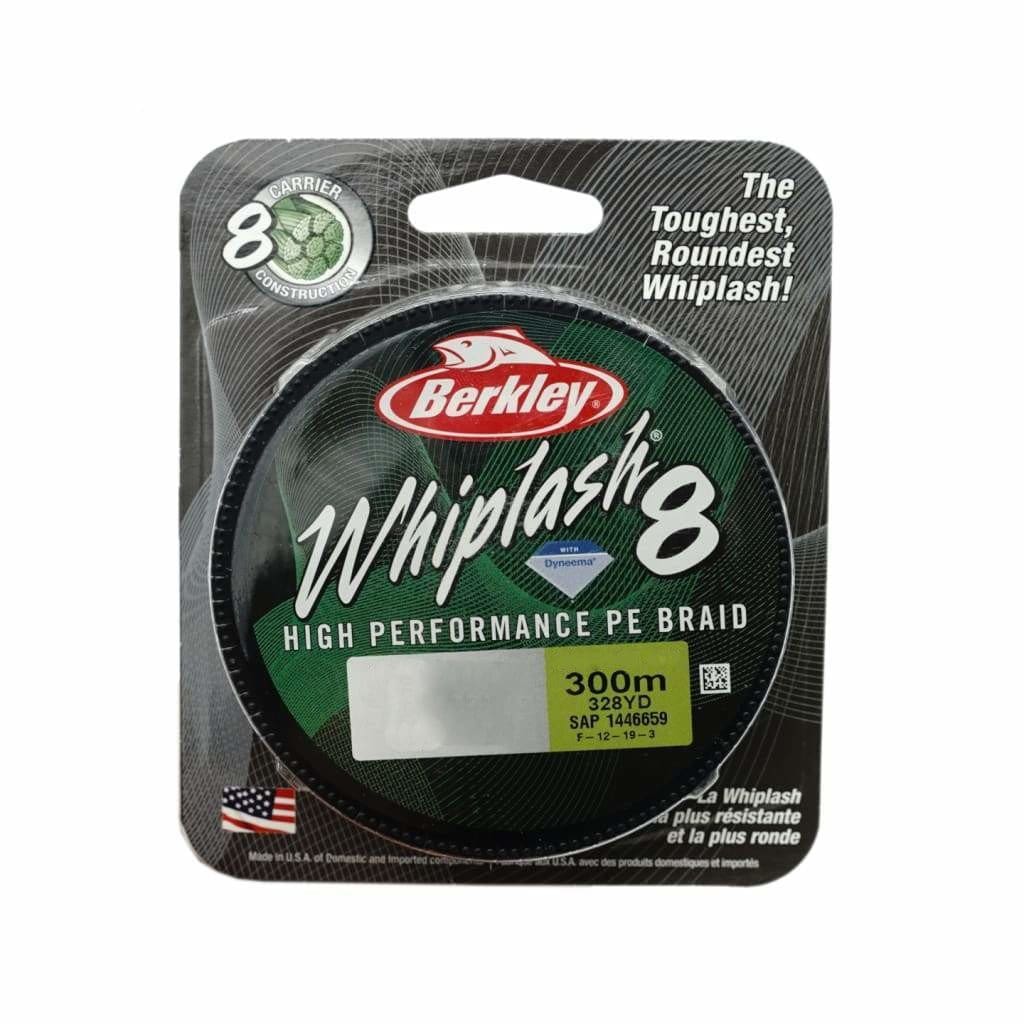 Berkley Whiplash 8 Yellow Braided Line - Braided Line Line & Leader (Saltwater)