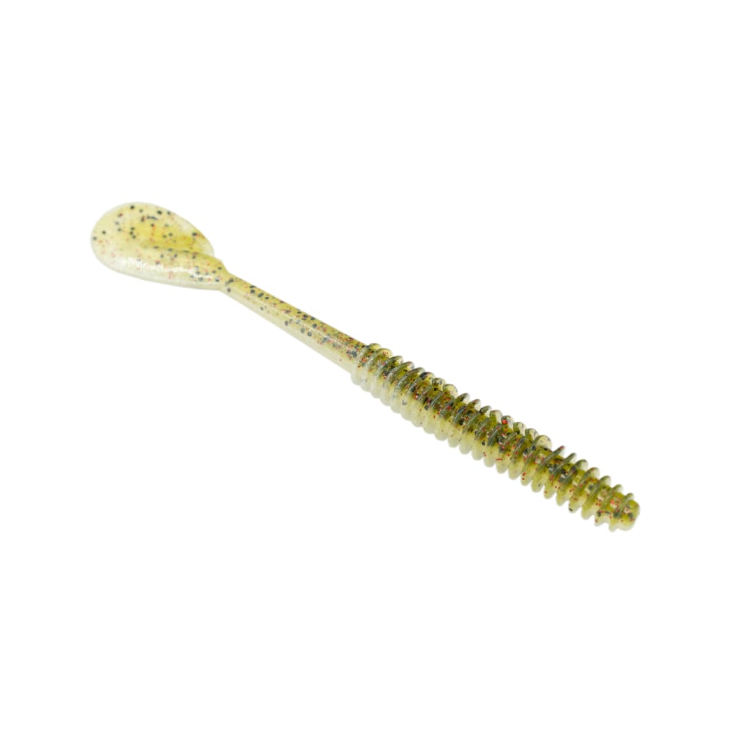 Big Bite Baits Tour Swim Worm - Watermelon Red Ghost - Soft Baits Lures (Freshwater)