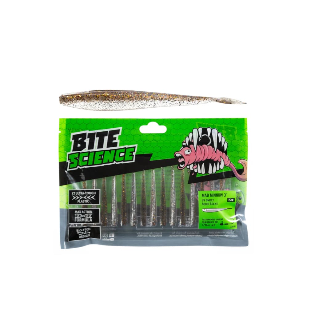 Bite Science Mad Minnow - 3’’ / UV Smelt