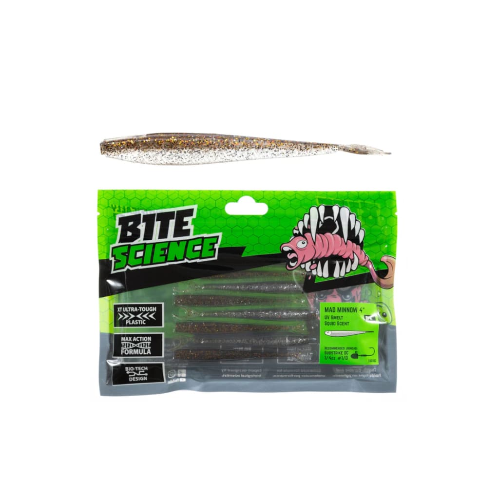 Bite Science Mad Minnow - 4’’ / UV Smelt