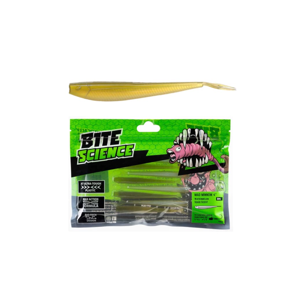 Bite Science Mad Minnow - 4’’ / Watermelon