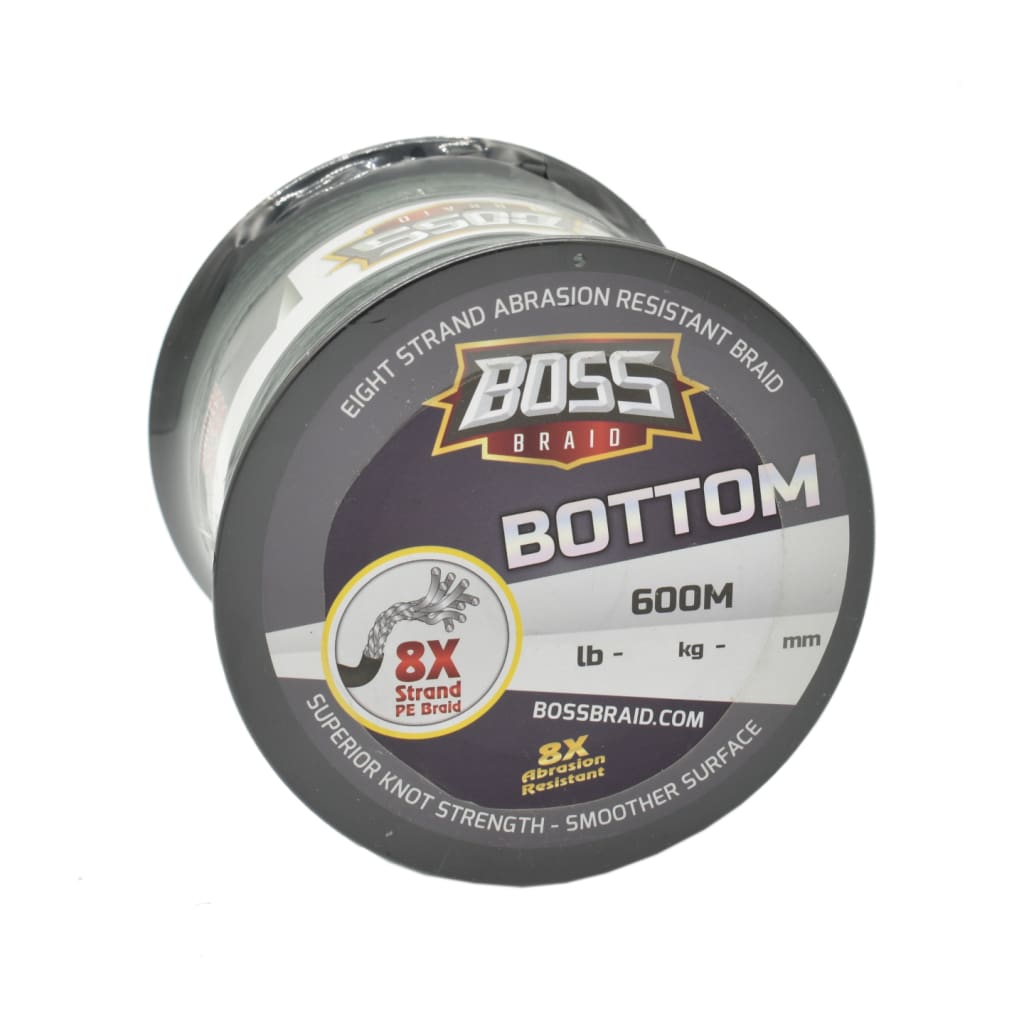 Boss Braid Bottom 8X Braid 600m - Braided Line Line & Leader (Saltwater)