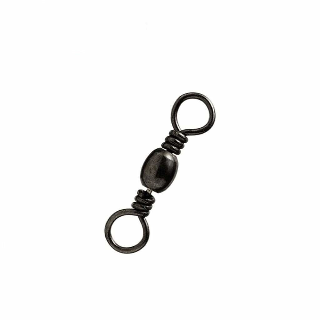 Brass Barrel Swivel Black - Swivel Terminal Tackle (Saltwater)
