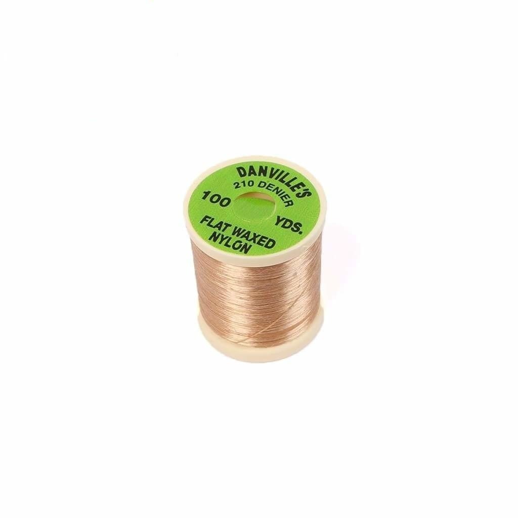 Thread 210 Flat Wax - Tan - Threads & Wire Fly Tying (Fly Fishing)