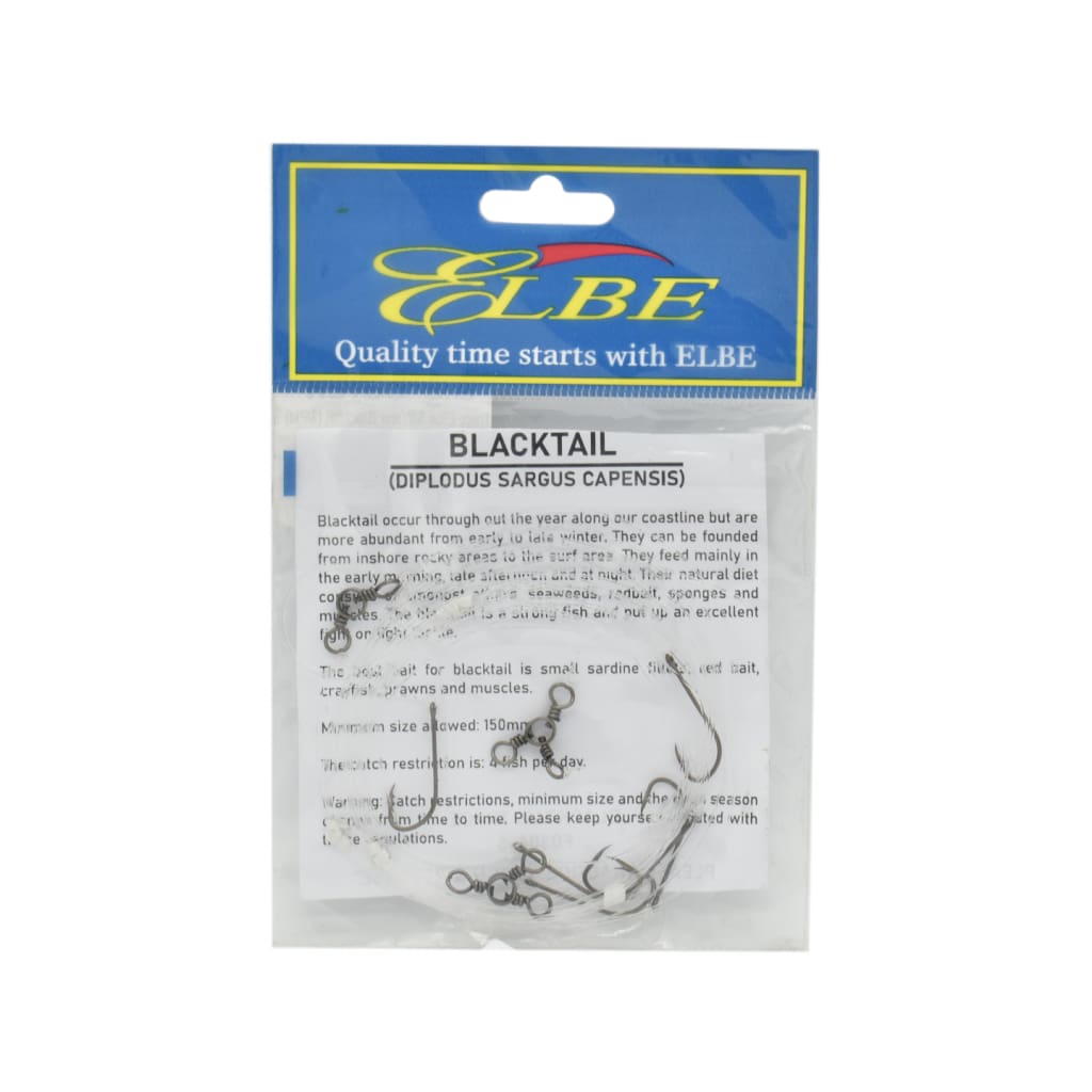 Elbe Saltwater Blacktail Trace - Hooks Terminal Tackle (Saltwater)