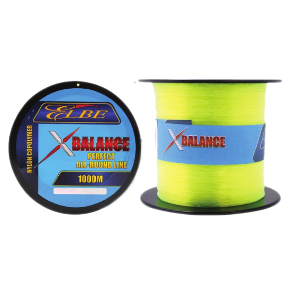 Elbe XBalance 1000m Yellow - Mono Line & Leader (Saltwater)
