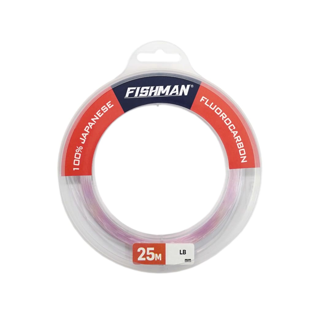 FISHMAN Pink Fluorocarbon - Fluoro Leader Line & Leader (Saltwater)