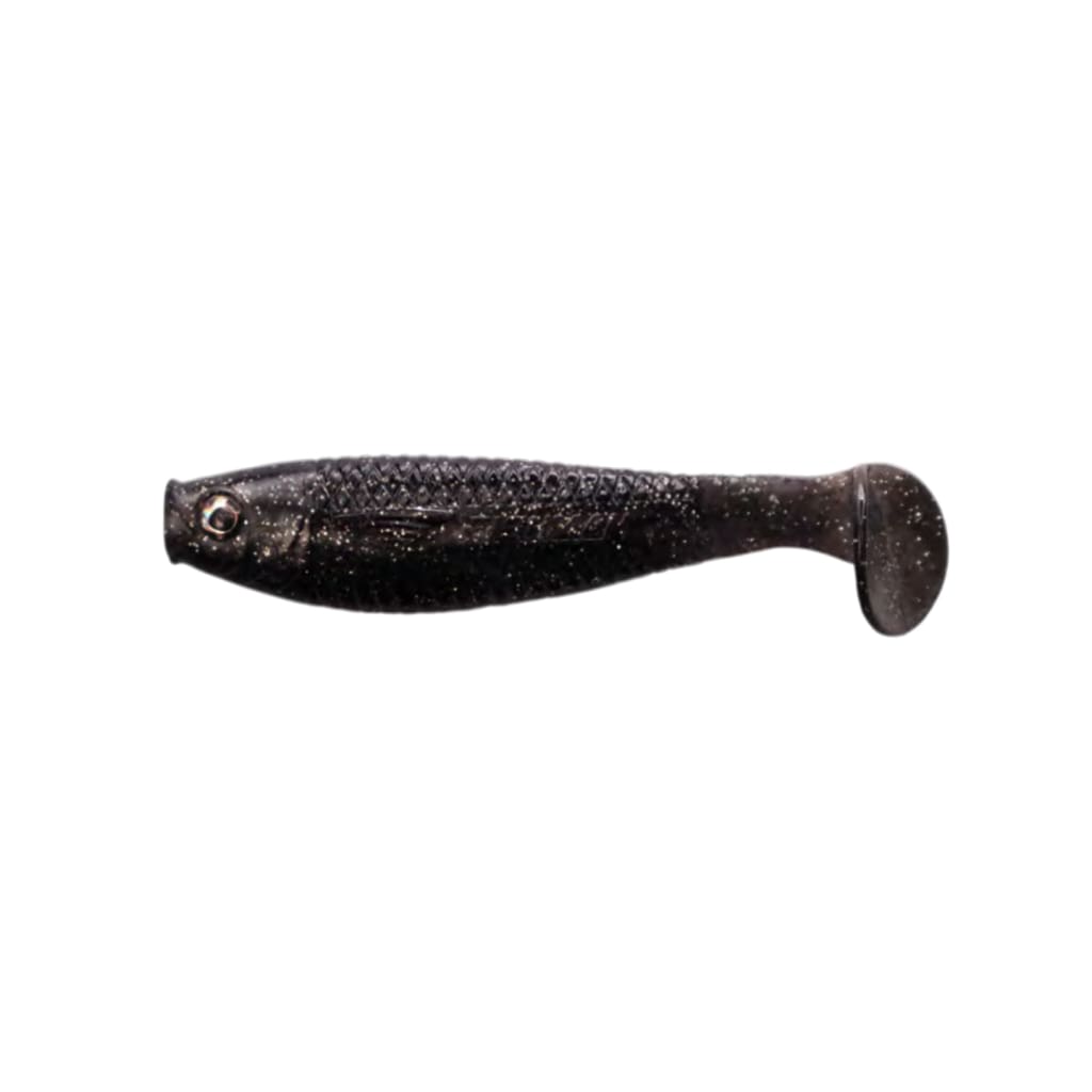 Fishman Super Stretch Paddlez - 4.7’’ / Black Laminate - Soft Baits Lures (Saltwater)