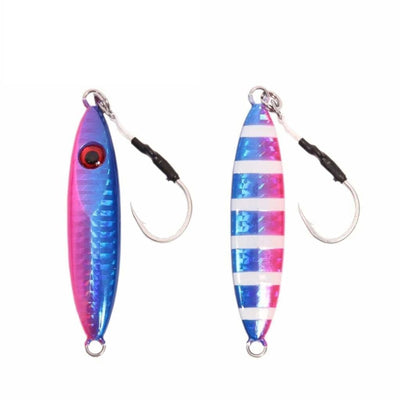 FISHMAN Sweeper - Blue Pink Glow / 30g - Jig Lures (Saltwater)