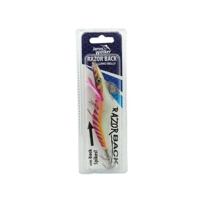 Jarvis Walker Razorback Lumo Belly Jig - 3.0g / Pink - Jig Lures (Saltwater)