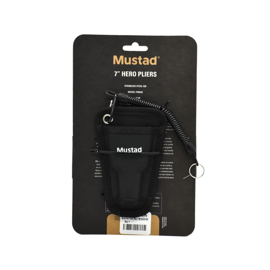 Mustad 7 Inch Hero Pliers - Tools Accessories (Saltwater)