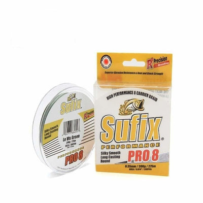 Sufix Performance Braid - 86Lb/39kg / Green / 300yds - Braided Line Line & Leader (Saltwater)