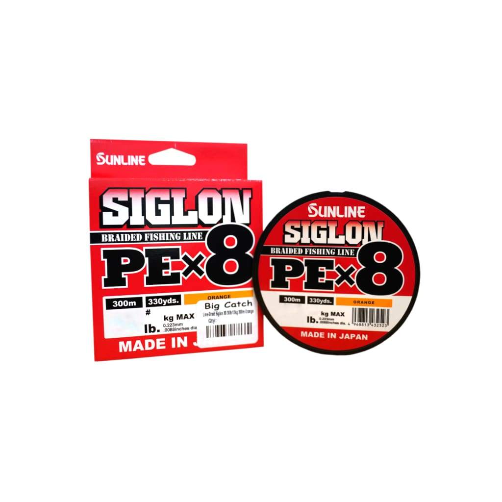 Sunline Siglon X8 Braid Orange - Braided Line Line & Leader (Saltwater)