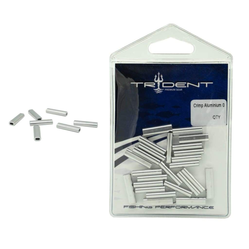 TRIDENT Aluminium Crimp - Crimps Terminal Tackle (Saltwater)