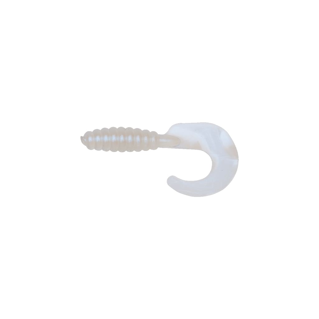 YUM Grub - 2’’ / Pearl White - Soft Bait Lures (Freshwater)