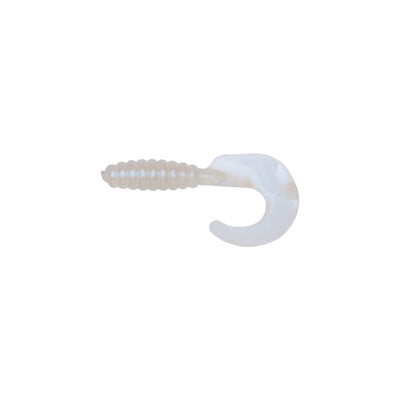 YUM Grub - 2’’ / Pearl White - Soft Bait Lures (Freshwater)