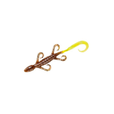 YUM Lizard 6’’ - Pumpkin Chartreuse - Soft Bait Lures (Freshwater)