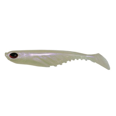 Berkley PowerBait Ripple Shad 4 - Pearl White - Soft Bait Lures (Freshwater)