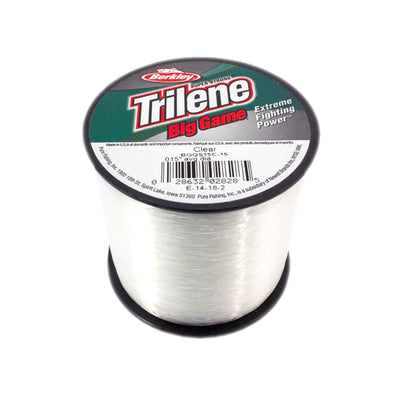 BERKLEY Trilene Big Game Line - 25lb - 0.48mm: Clear - Mono Line & Leader (Saltwater)