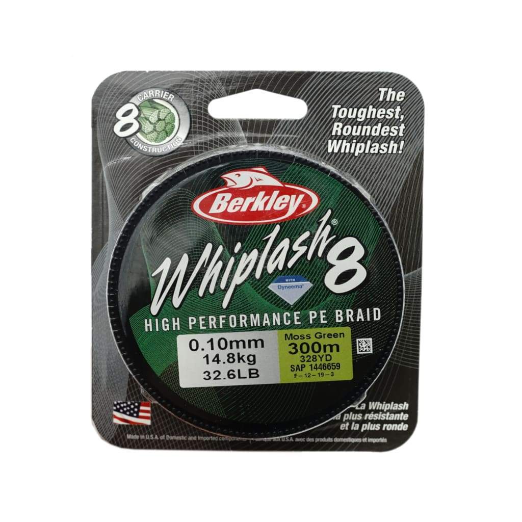 Berkley Whiplash 8 Braided Line 300m - Braided Line Line & Leader (Saltwater)