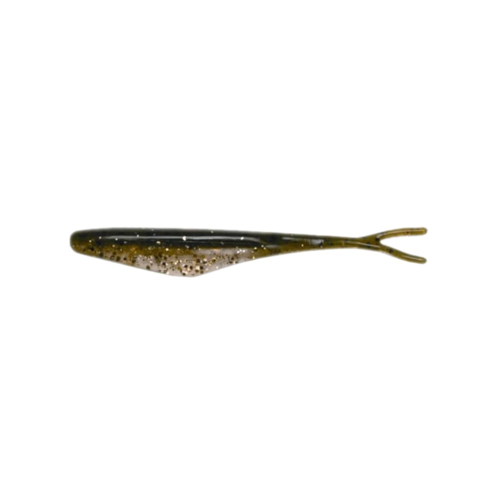 Big Bite Baits Jerk Minnow - Watermelon Gold Laminate - Soft Bait Lures (Freshwater)