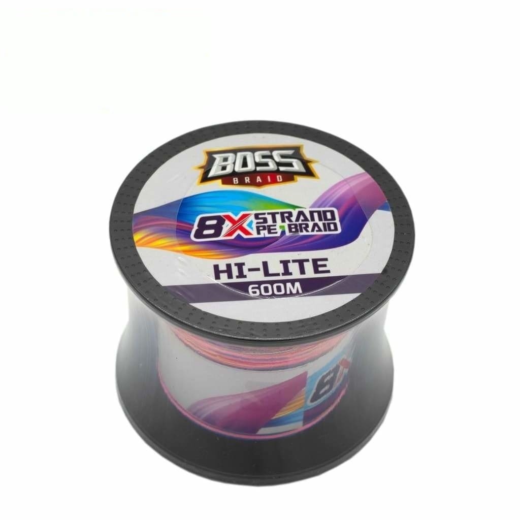 Boss Braid 8X Hi-Lite 600m - Braided Line Line & Leader (Saltwater)
