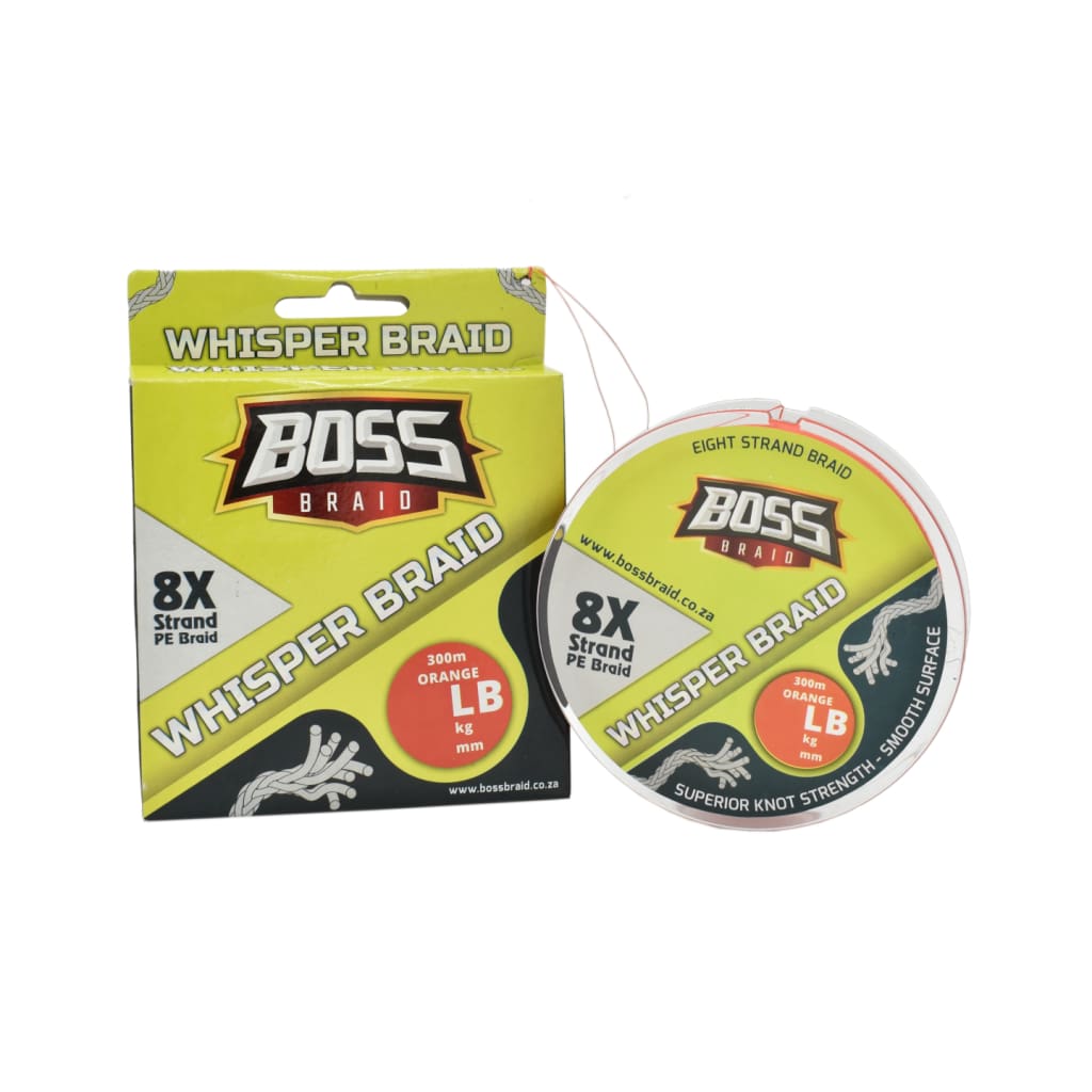 Boss Braid Whisper 8x 300m - Braided Line Line & Leader (Saltwater)