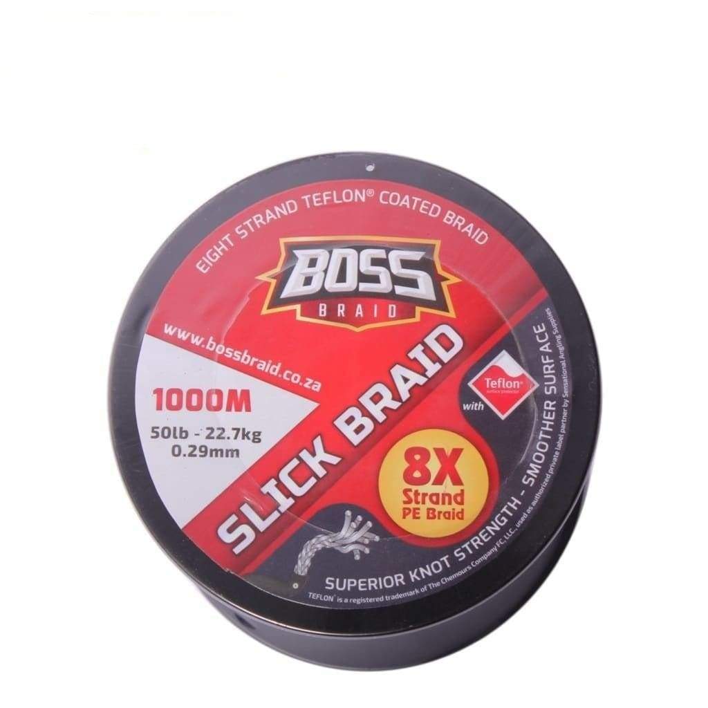Boss Slick Braid 1000m - Braided Line Line & Leader (Saltwater)