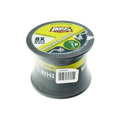 Boss Whisper Braid 600m (50LB) - Braided Line Line & Leader (Saltwater)