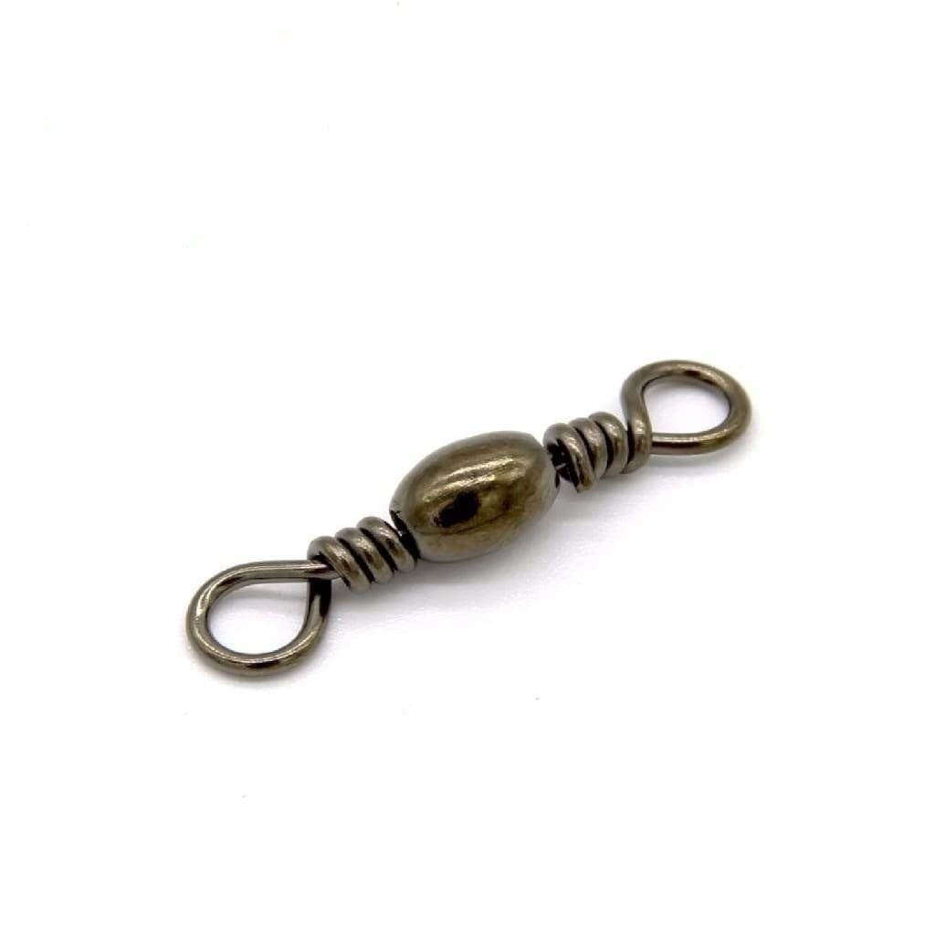 Brass Barrel Swivel Black - Swivel Terminal Tackle (Saltwater)