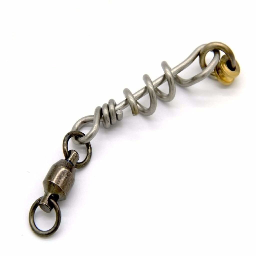 Corkscrew Clip with Swivel - Swivel Terminal Tackle (Saltwater)