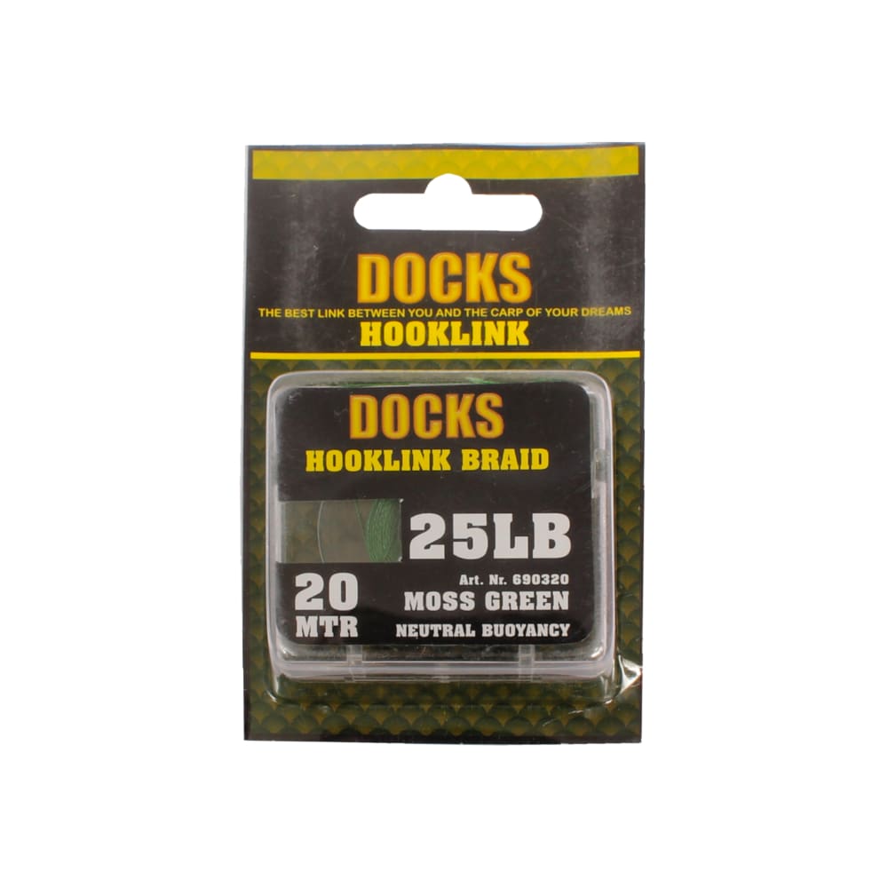 DOCKS Neutral Moss Green - Braided Line Line & Leader (Saltwater)