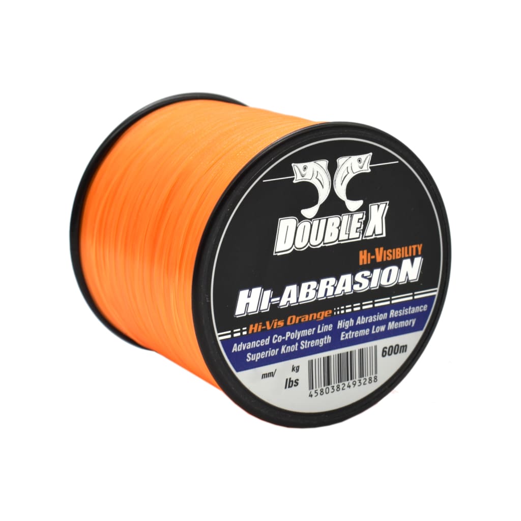 Double X Hi Vis Hi Abrasion Co Polymer Line - Mono Line Line & Leader (Saltwater)