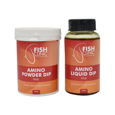Fish Clinic Amino Liquid & Powder Dip - Pineapple - Carp Baits (Freshwater)