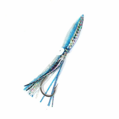 Squid Stinger 12 - Blue Silver - Soft Baits Trolling Lures (Saltwater)
