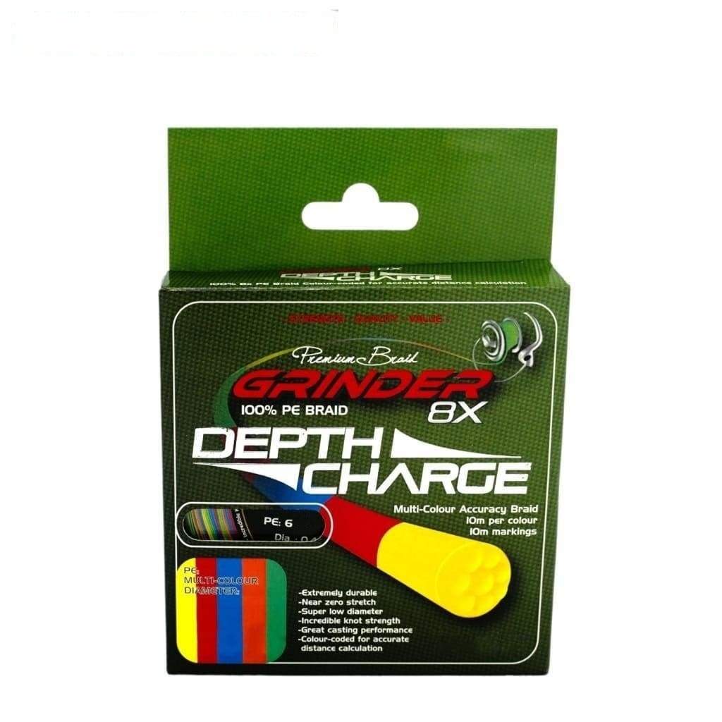 GRINDER DEPTH CHARGE Premium 8X PE Braid 300m - Braided Line Line & Leader (Saltwater)