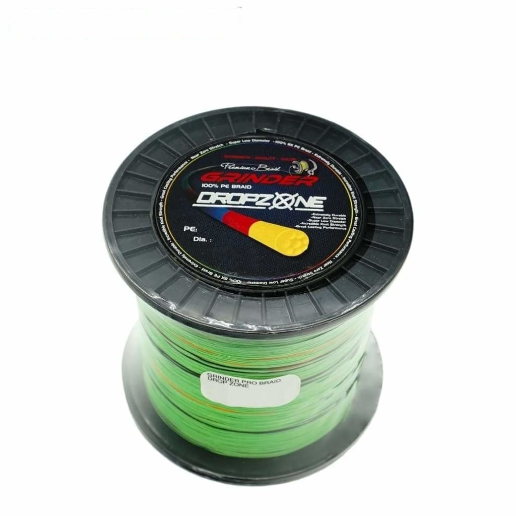 GRINDER DROPZONE Premium 8X PE Braid 600m - Braided Line Line & Leader (Saltwater)