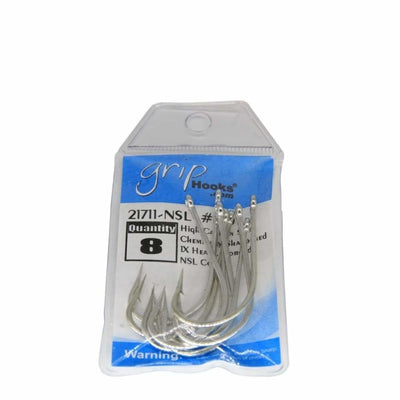 Grip Fly Hooks 21711 NSL - #6/0 8/Pkt - Hooks (Fly Fishing)