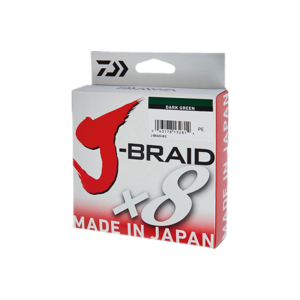 J Braid 8x 300m Dark Green - Braided Line Line & Leader (Saltwater)