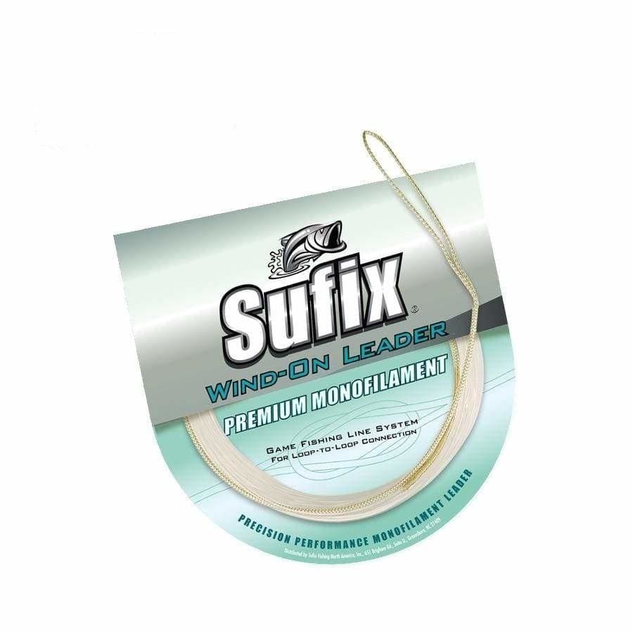 Sufix Wind-On Leader - Mono Leader Line & Leader (Saltwater)