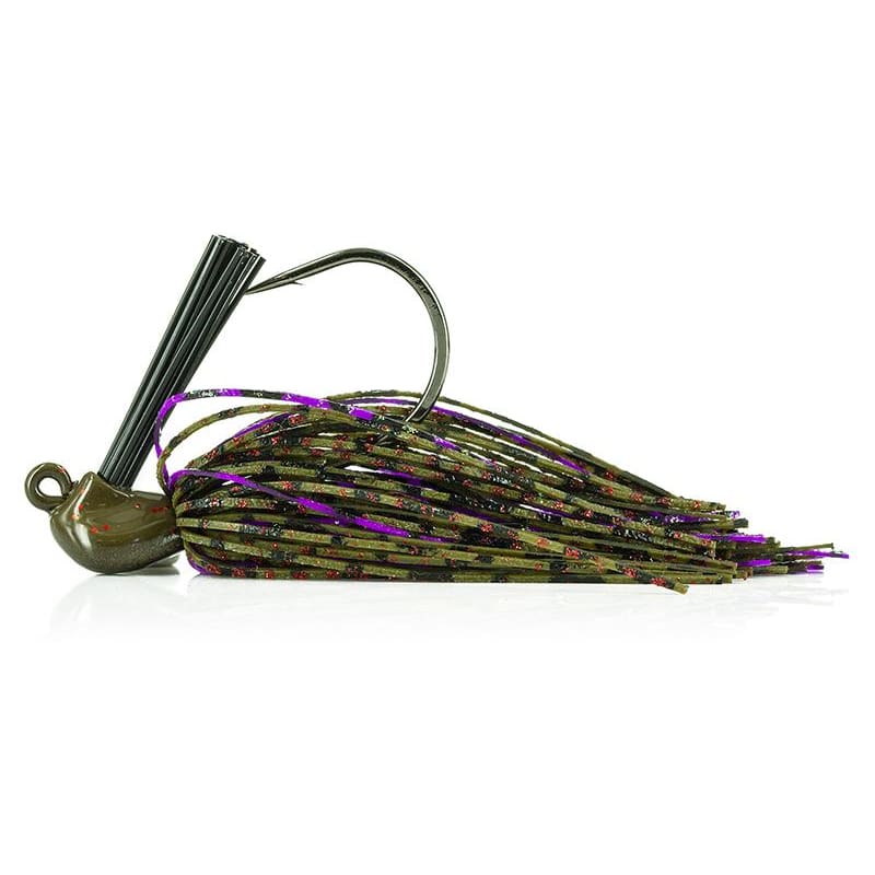 Molix Kento Jig - Green Pumpkin Red Purple - 3/8oz - Hard Baits Lures (Freshwater)