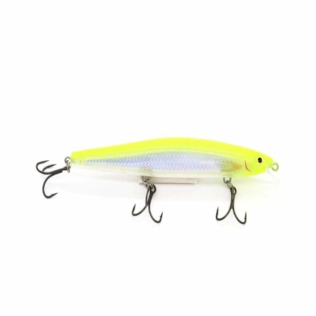 Rapala MaxRap Long Range Minnow 12 - Flake Pearl Chartreuse - Hard Baits Lures (Saltwater)