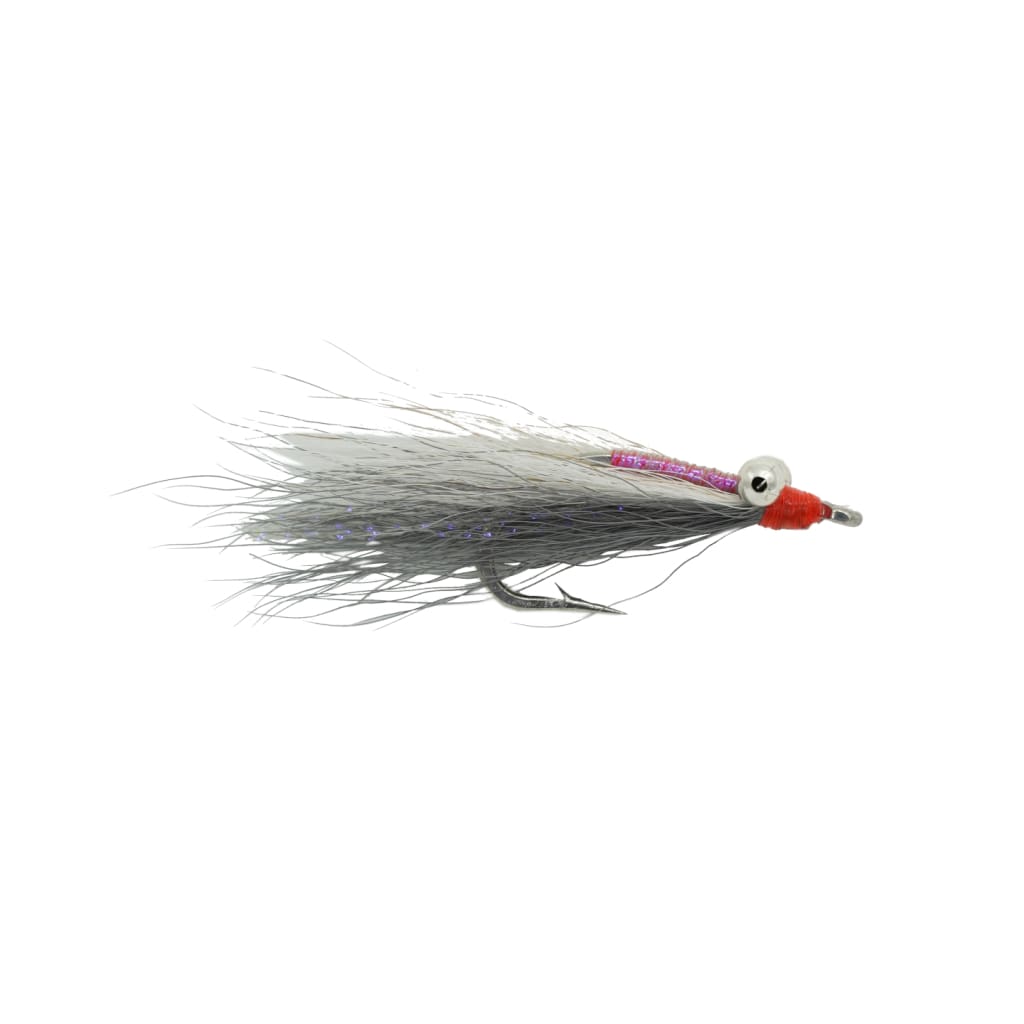 SciFlies Baby Clouser - White Grey - Fresh Dries Flies (Fly Fishing)