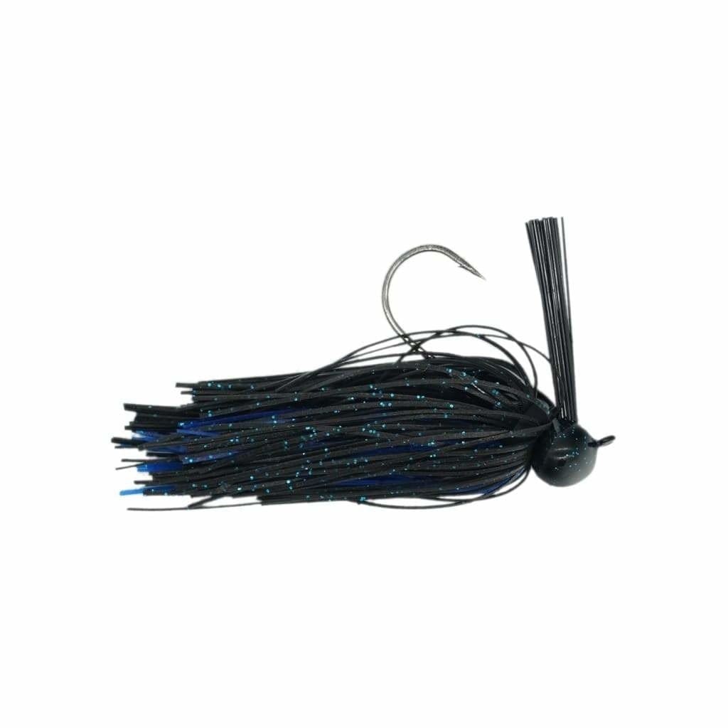 Strike King Football Jig - 3/8oz - Black Blue - Hard Baits Jigs Lures (Saltwater)