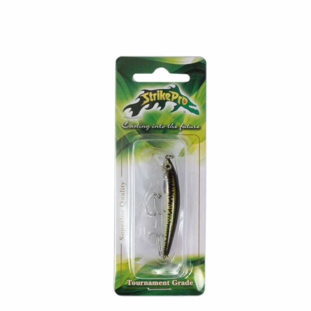 Strike Pro Lure Dwarf Minnow 53 - Black Yellow Silver Belly - Lures (Freshwater)