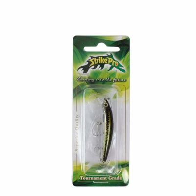 Strike Pro Lure Dwarf Minnow 53 - Black Yellow Silver Belly - Lures (Freshwater)