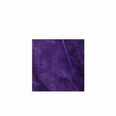 Strung Saddle Hackle - Purple - Fly Tying (Fly Fishing)