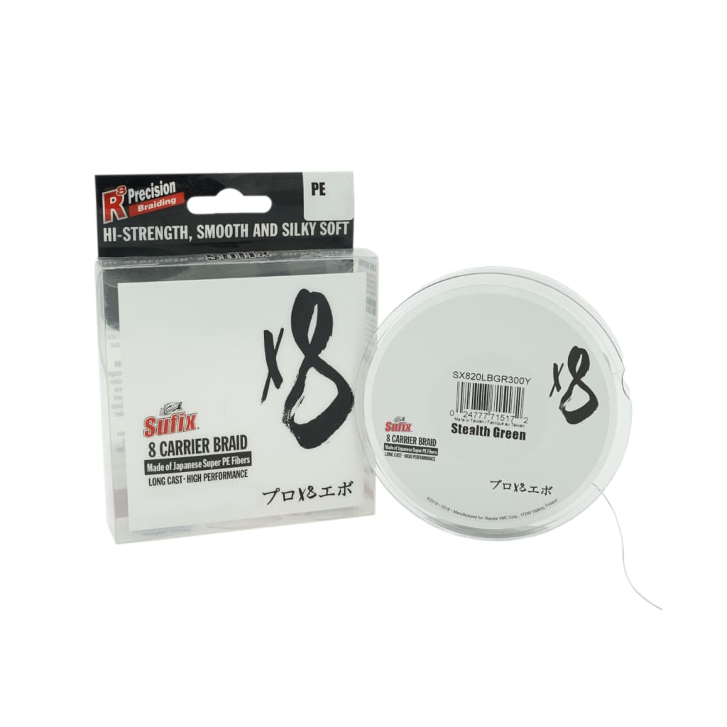Sufix Braid x8 Stealth Green - Braided Line Line & Leader (Saltwater)