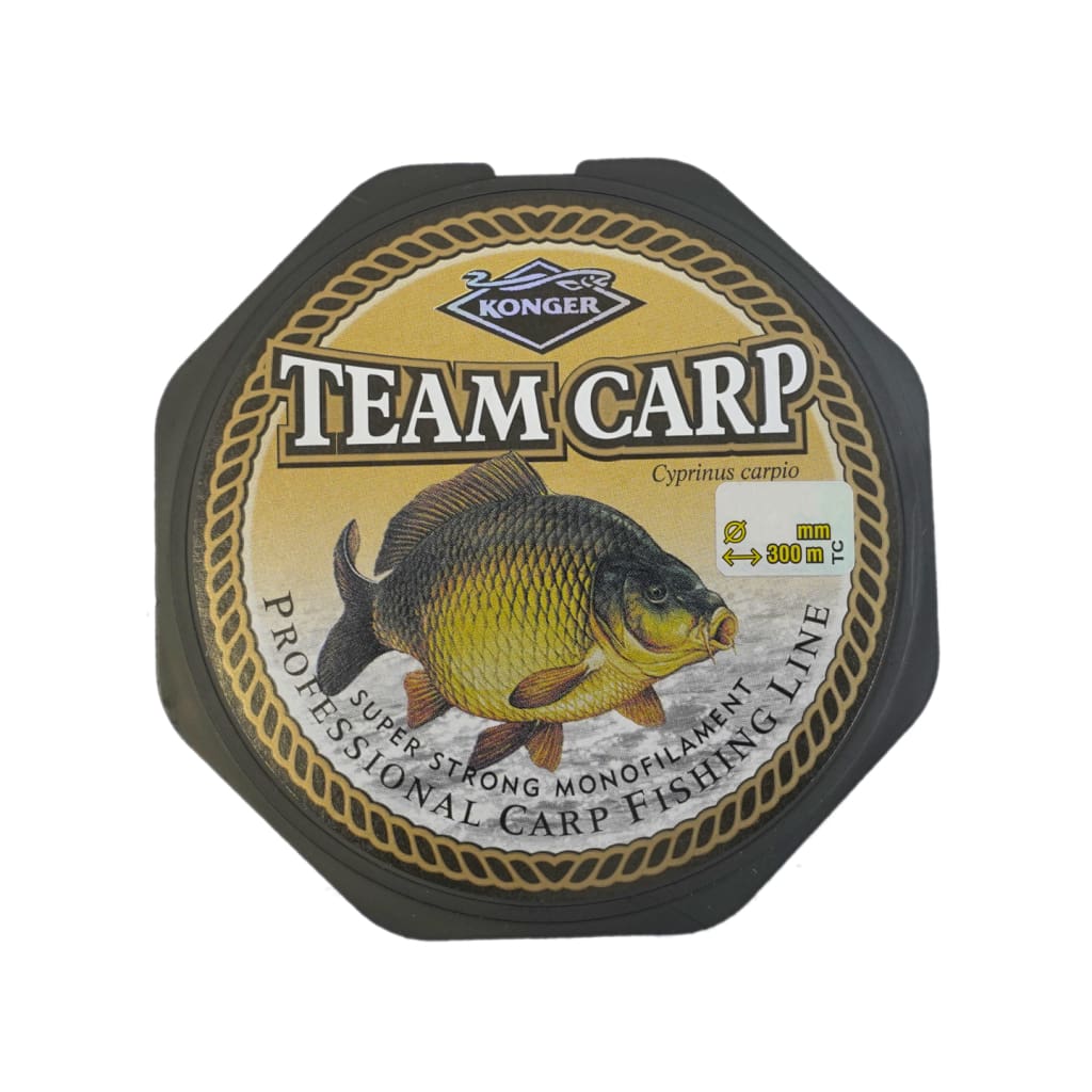 Team Konger Carp Brown Monofilament - Mono Line Line & Leader (Saltwater)